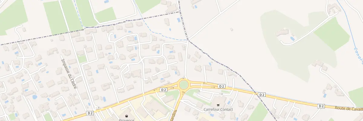 Plan du 5130F Che des Mulets à Taillades