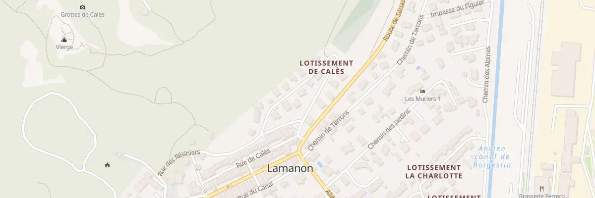 Plan du 5050 Village à Lamanon