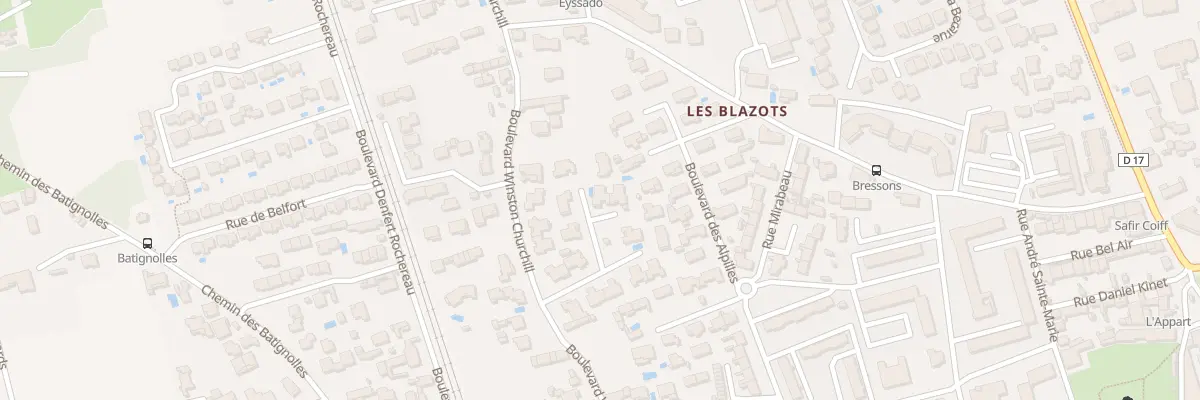 Plan du 9033 Bd des Blazots à Salon-de-Provence
