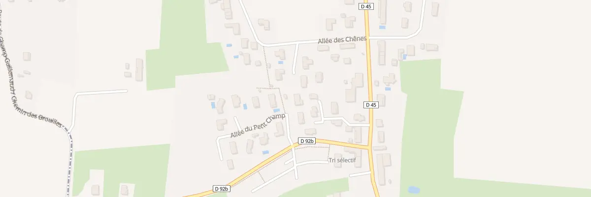 Plan du 54 All du Petit Champ à Curtafond