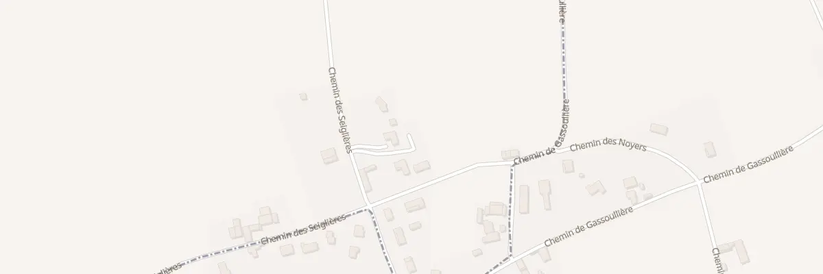 Plan du 287 Chem des Seiglières à Beauvoir-de-Marc