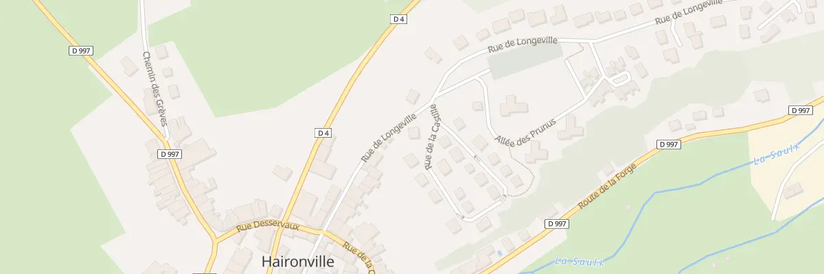 Plan du 2 Rue de la Castille à Haironville