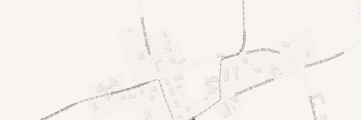 Plan du 837 Chem de Gassoulière à Beauvoir-de-Marc