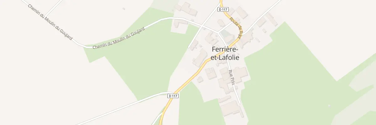 Plan du 6 Rte de Blécourt Ferrieres à Ferrière-et-Lafolie