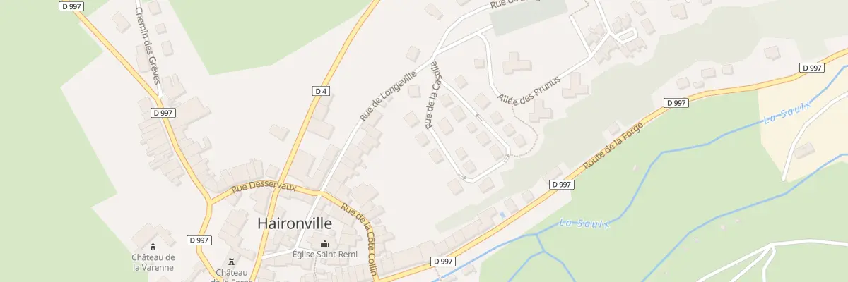 Plan du 6 Rue de la Castille à Haironville