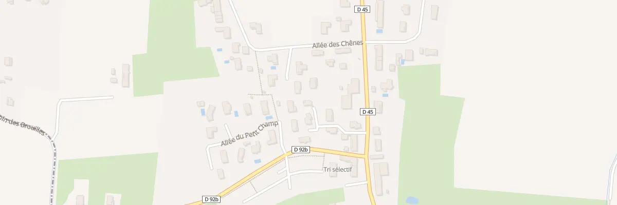 Plan du 743 Rte du Village à Curtafond