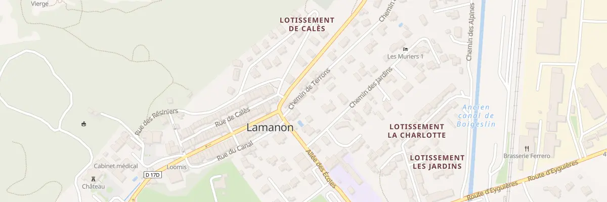 Plan du 5173 Les Jardins à Lamanon
