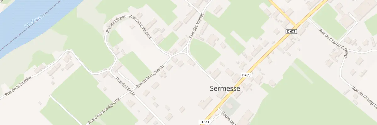 Plan du 3 Rue des Vignes à Sermesse