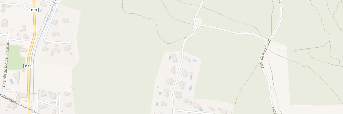 Plan du 5900F Lot Pied Caud Vidauque à Taillades