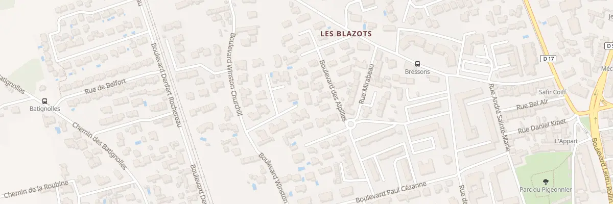 Plan du 14 Bd des Blazots à Salon-de-Provence