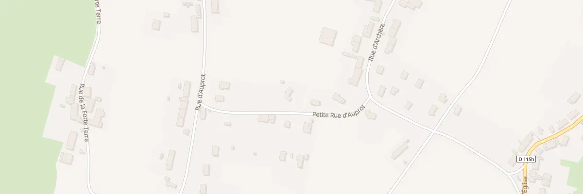 Plan du 3B Prt Petite Rue d’Auprot à Labergement-lès-Seurre