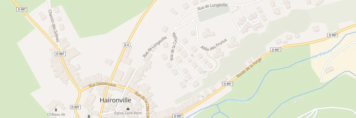 Plan du 1 Rue de la Castille à Haironville