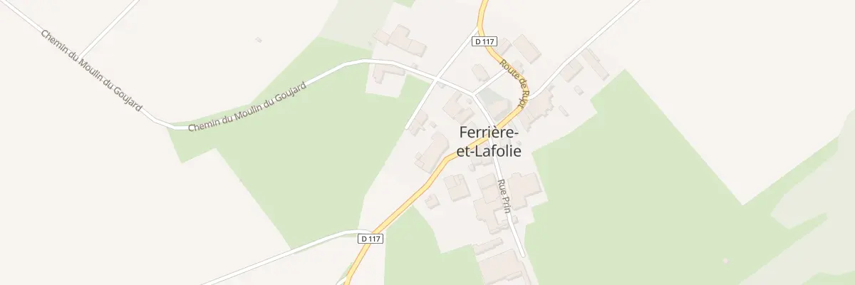 Plan du 4 Rte de Blécourt Ferrieres à Ferrière-et-Lafolie