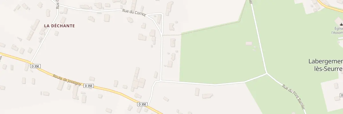 Plan du 23 Rue du Cornot à Labergement-lès-Seurre