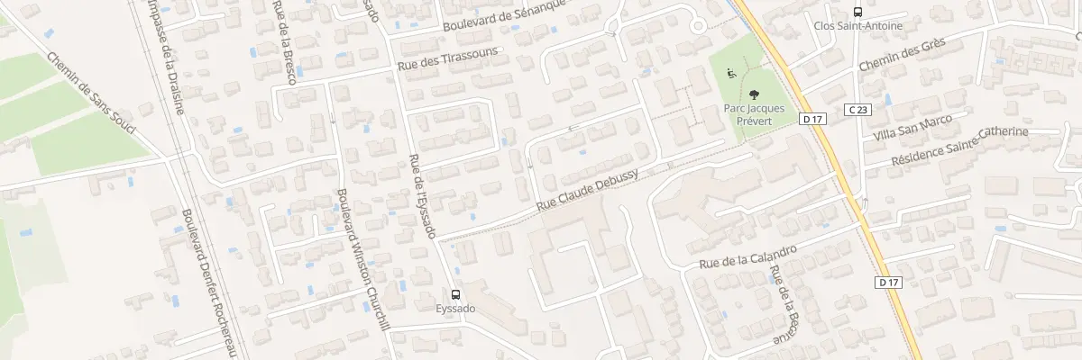 Plan du 9465 Rue de l’Eyssado à Salon-de-Provence