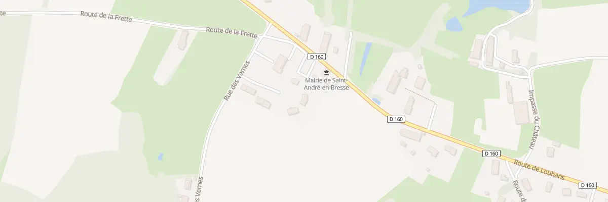 Plan du 5 Rue des Vernes à Saint-André-en-Bresse
