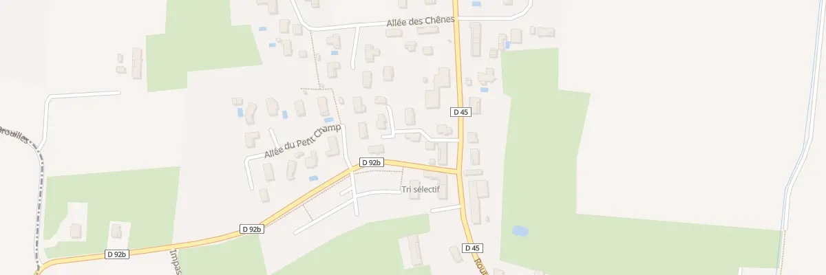 Plan du 739 Rte du Village à Curtafond