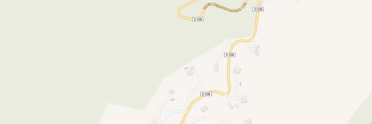 Plan du 3730 Rte D538 à Comps