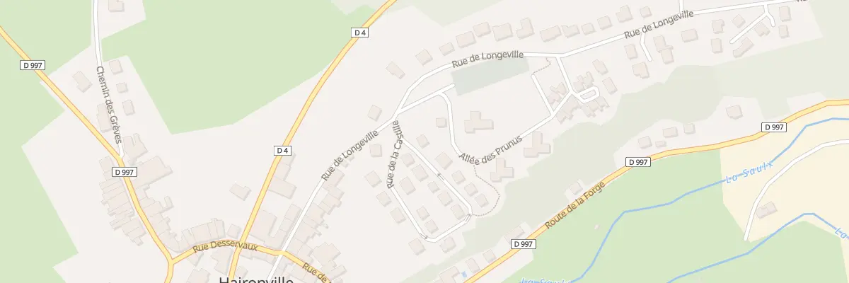 Plan du 20 Rue de la Castille à Haironville