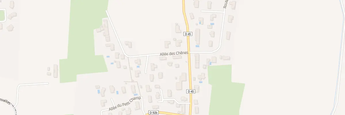 Plan du 37 All des Chênes à Curtafond