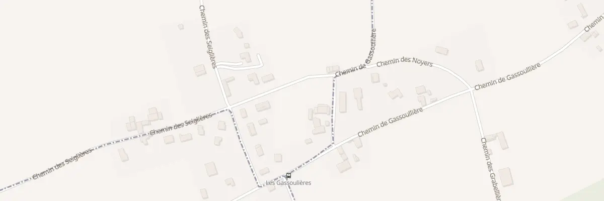 Plan du 442 Che de Gassouliere à Royas