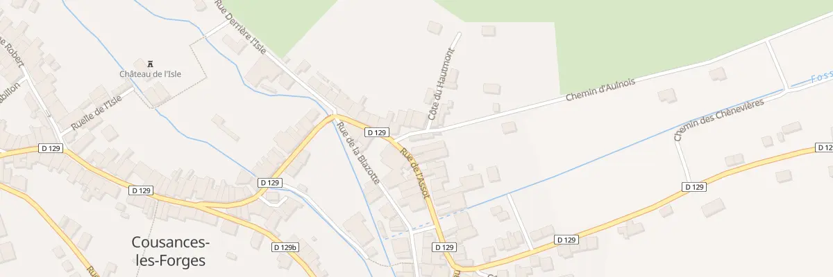 Plan du 11 Rue de l’Assot à Cousances-les-Forges