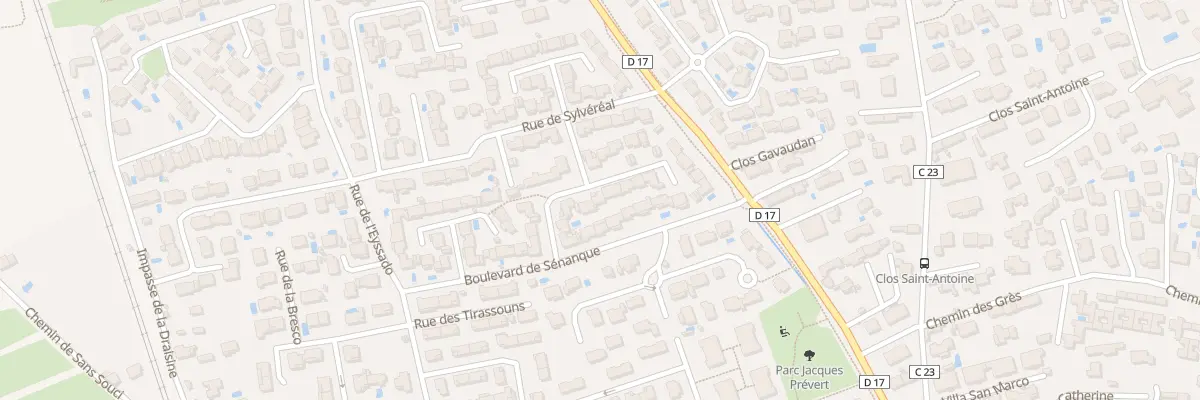 Plan du 95 Rue de Sylvacane à Salon-de-Provence
