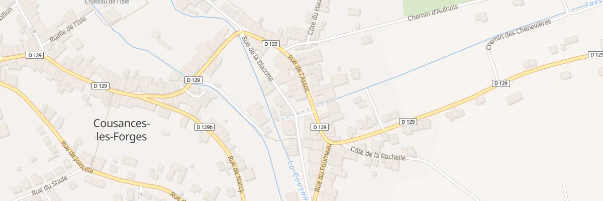 Plan du 7 Rue de la Blazotte à Cousances-les-Forges