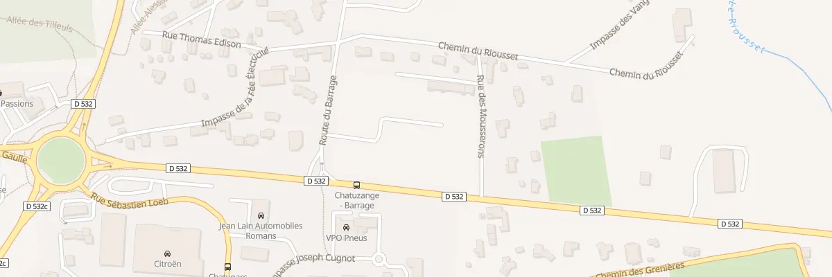 Plan du 142 Rue des Cèpes à Chatuzange-le-Goubet