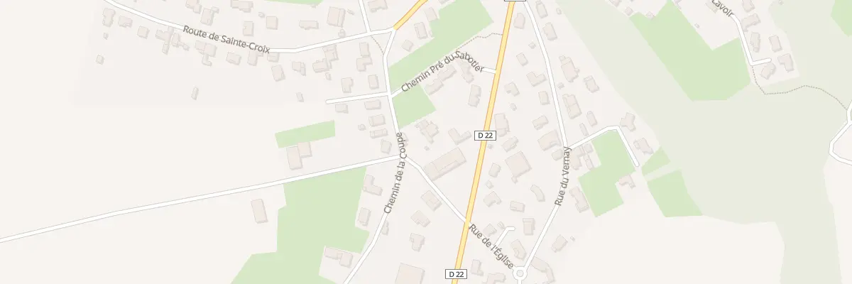 Plan du 128 Rte de Sainte-croix à Pizay