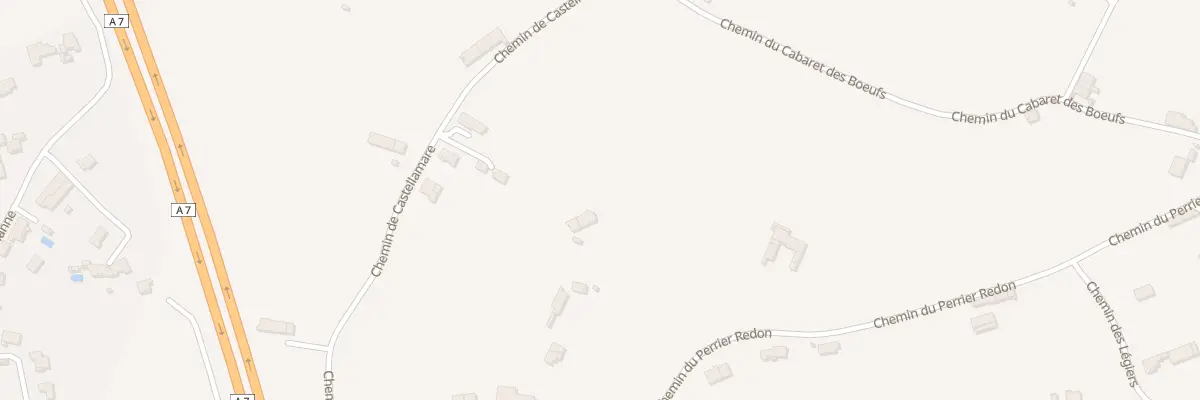 Plan du 9036 Les Hungues à Sénas