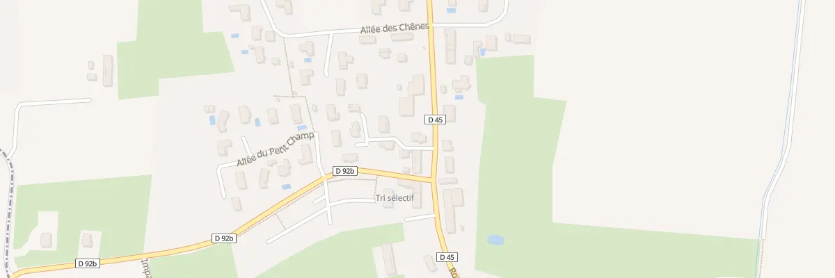 Plan du 737 Rte du Village à Curtafond
