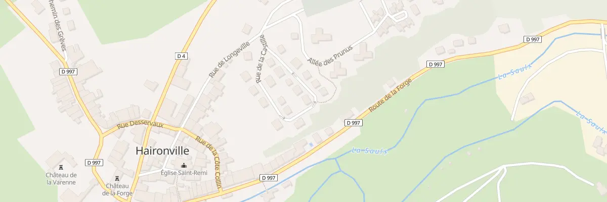 Plan du 7 Rue de la Castille à Haironville