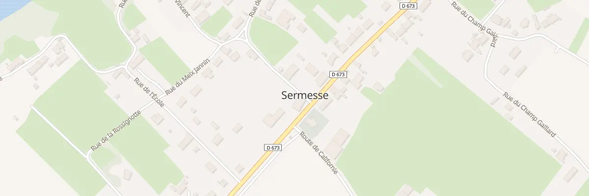 Plan du 15 Rte Nationale à Sermesse
