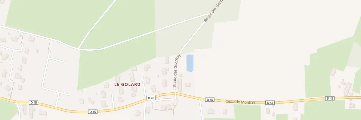 Plan du 62 Rte des Geoffray à Vandeins