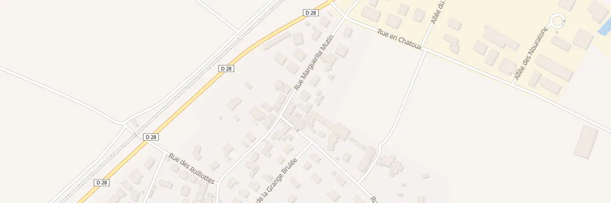 Plan du 20 Rue Marguerite Mutin à Ruffey-lès-Echirey