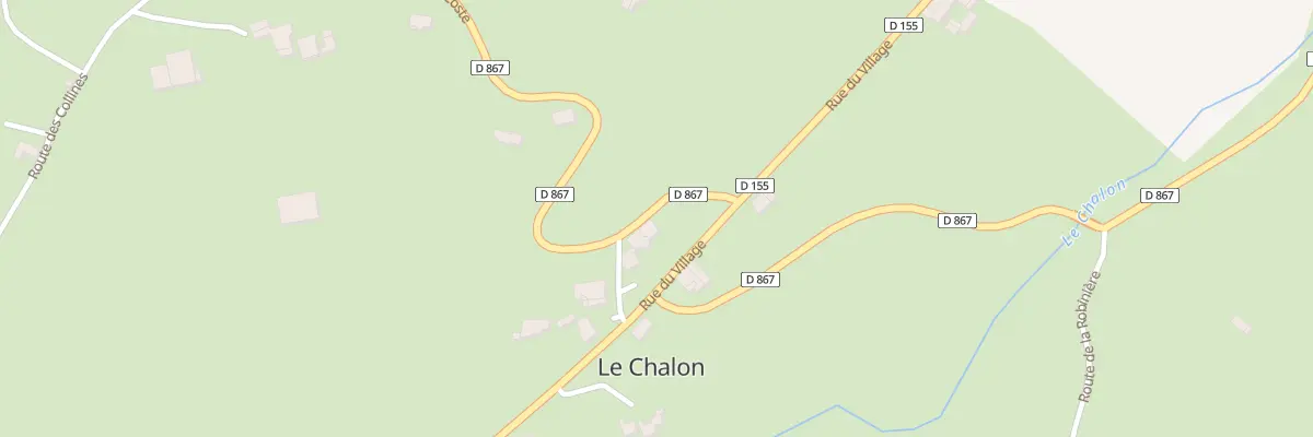 Plan du 5002 Les Vignes au Chalon