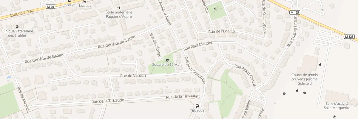 Plan du 6 Rue Jean Giraudoux à Saint-Apollinaire