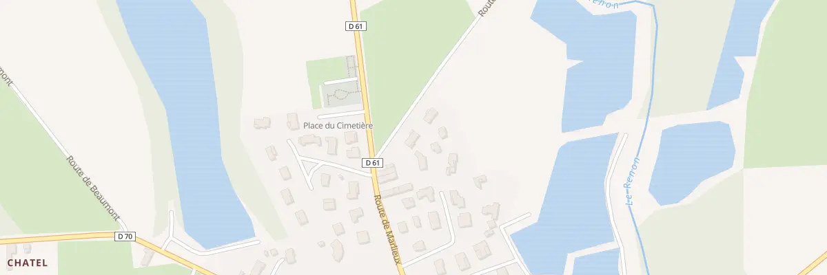 Plan du 364 Rte de l’Abbaye au Plantay