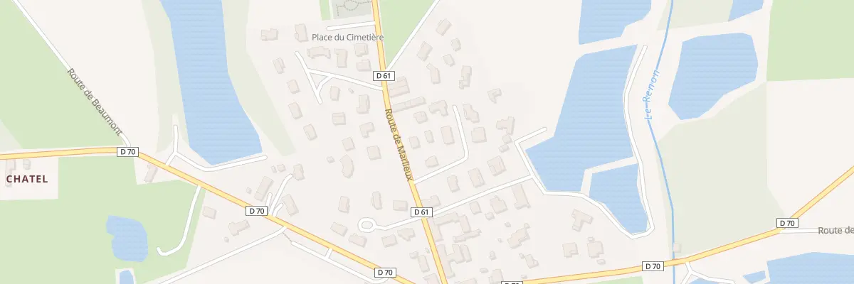 Plan du 194 Rte de Marlieux au Plantay