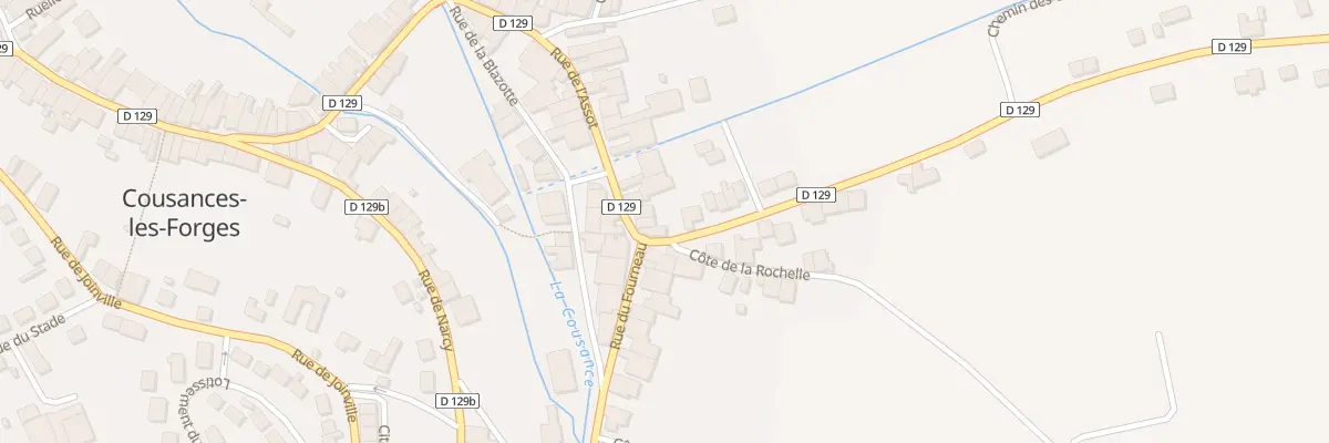 Plan du 35 Rue de l’Assot à Cousances-les-Forges