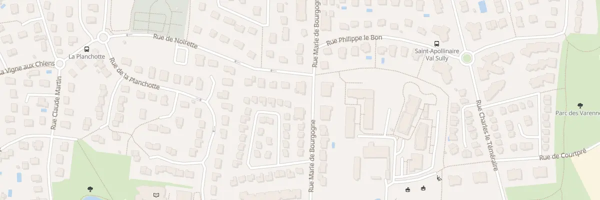 Plan du 13 Rue Marie de Bourgogne à Saint-Apollinaire