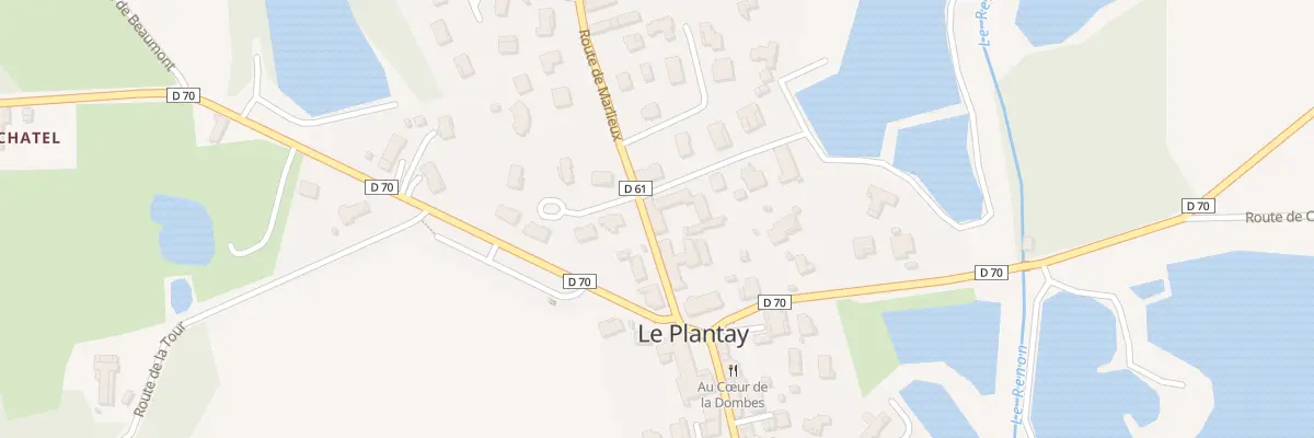Plan du 78 Rte de Marlieux au Plantay