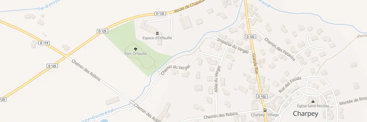 Plan du 116 Che du Verger à Charpey
