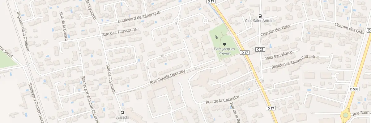 Plan du 9493 Rue de l’Eyssado à Salon-de-Provence