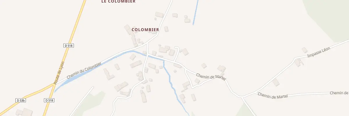 Plan du 77 Che de Martel à Beauvoir-de-Marc