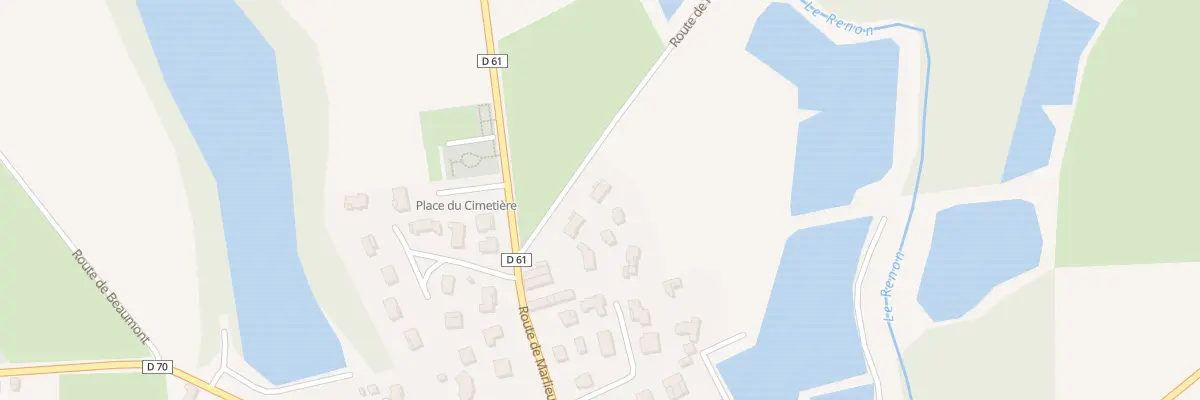 Plan du 368 Rte de l’Abbaye au Plantay