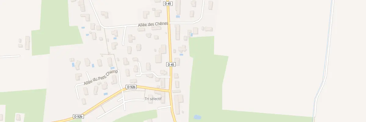 Plan du 786 Rte du Village à Curtafond