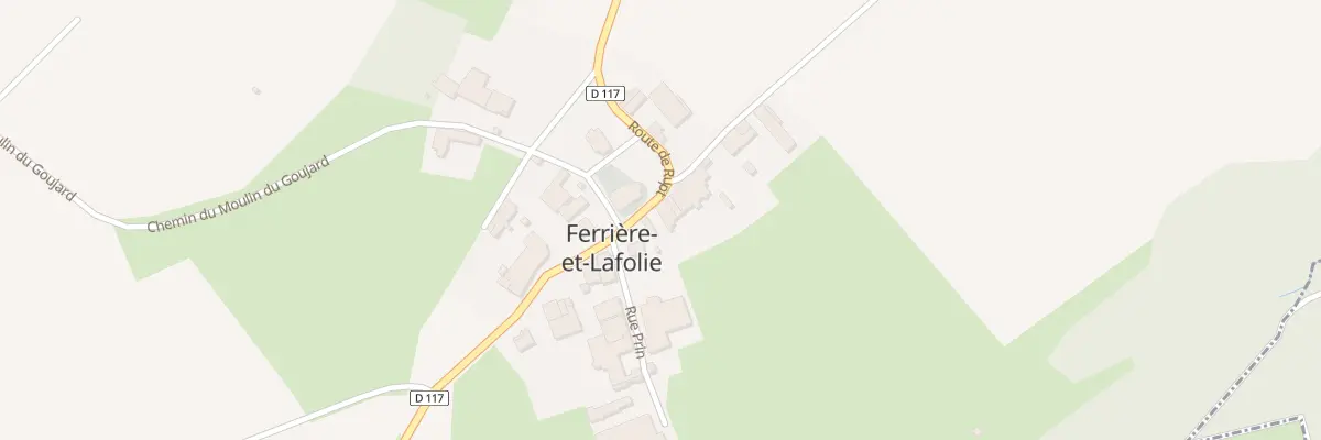 Plan du 4 Rte de Rupt Ferrieres à Ferrière-et-Lafolie
