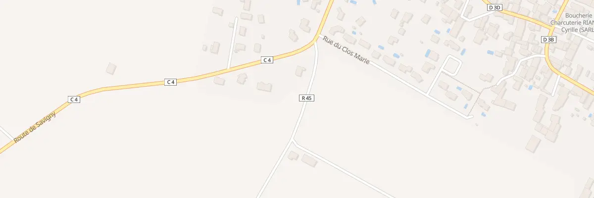 Plan du 2 La Mare à Marsannay-le-Bois